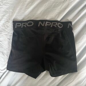 NPRO Black Athletic Shorts